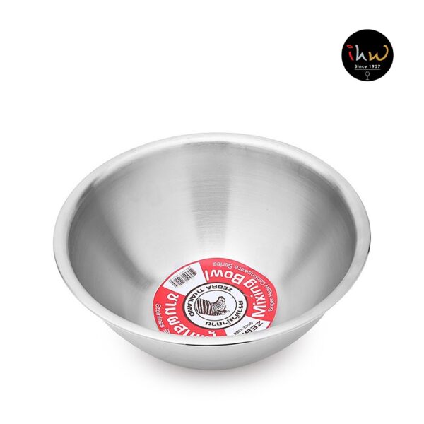 Zebra Stainless Steel Mixing Bowl 36 Cm - 135036