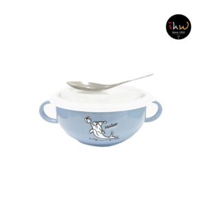 Zebra Bowl Kiddy With Spoon & Lid 11cm - 184287