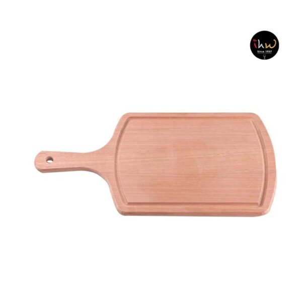 Wooden Board with Groove and Straight Handle Delicate - 10125/082