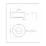 Tramontina Stainless steel Cocotte saucepan 20Cm with lid - 62501/200